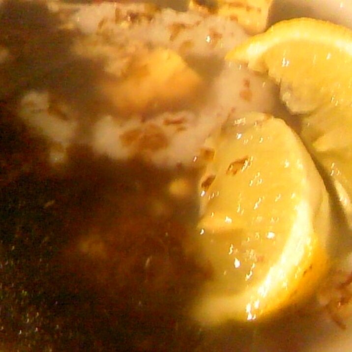 国産レモン巻き寿司スープ